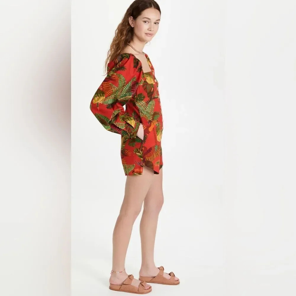 FARM Rio Red Forest Birds Romper - Picture 5 of 14